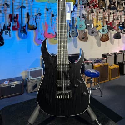 Ibanez Prestige RGR762AH 7-string Electric Guitar - Weathered Black, w/ Case, Free Plek! 870 image 6