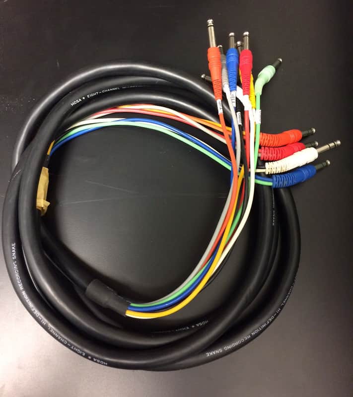 Hosa CSS804 CSS804 8 1/4" TRS Patch Snake - 4 Meter image 1
