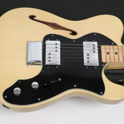 1978 Fender Telecaster Thinline - Original Transparent Blonde Finish- Large Neck Profile - Wide Range Pickups image 6