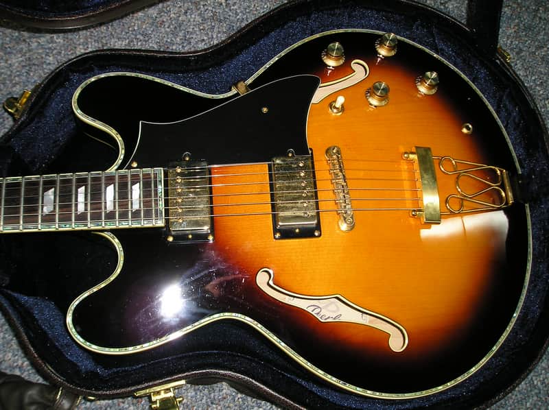Peerless Renaissance Custom Hollowbody Electric Guitar - Tobacco Sunburst image 1