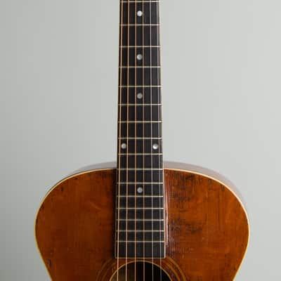Gibson L-1 Arch Top Acoustic Guitar (1923), ser. #11974 (FON), black chipboard case. image 8