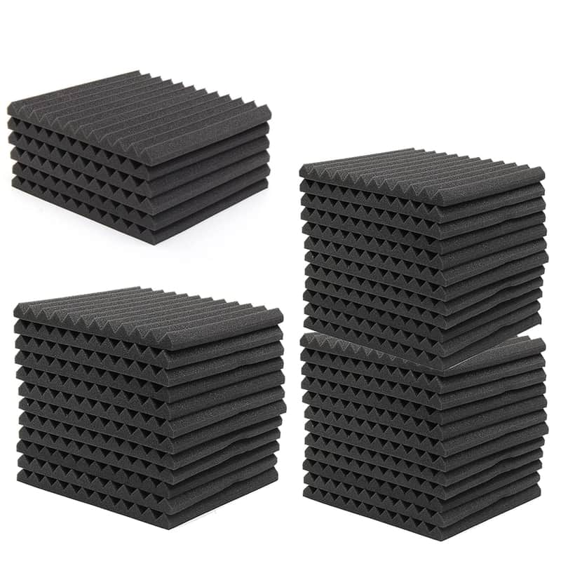 6 Pcs  Soundproof Acoustic Foam Panels (30 x 30 x 2.5 cm) image 1