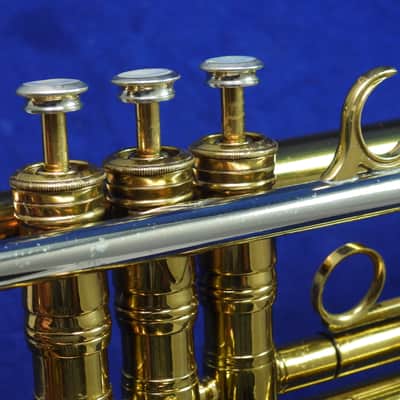 Selmer Paris Grand Prix model 20 Bb trumpet 1950 Lacquered Brass image 6