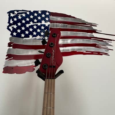 Brubaker JXB USA 4 Performance Series bass 2025 - Renzo Red satin image 8