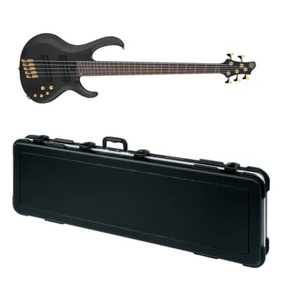 Ibanez BTB605LM Bass Workshop Black Flat 5-String Electric Bass Guitar + Hard Case Brand New image 1