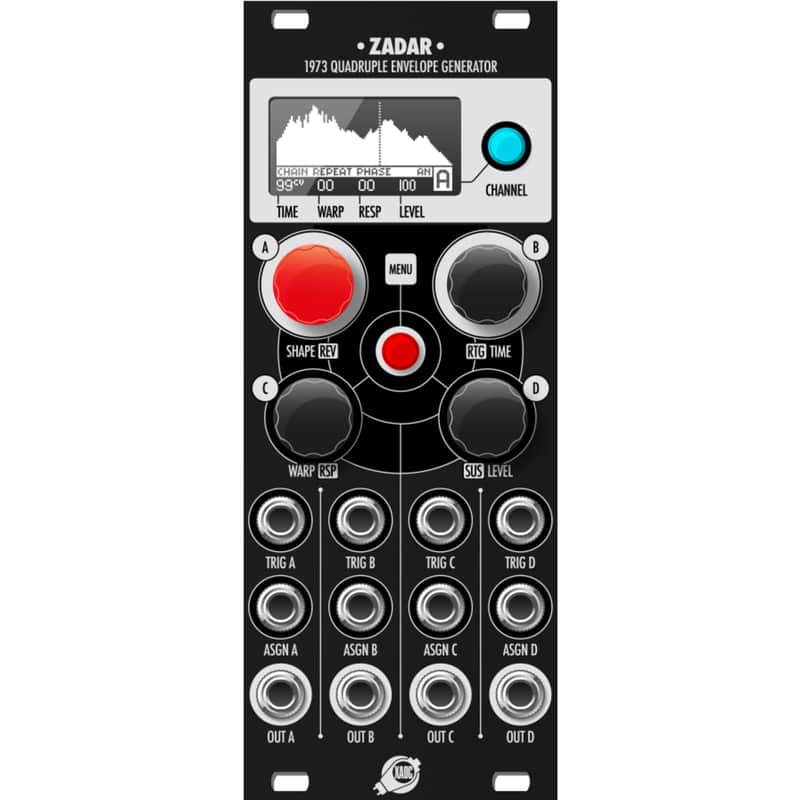 Xaoc Devices Zadar Black Panel - Accessory for Modular Synthesizers image 1