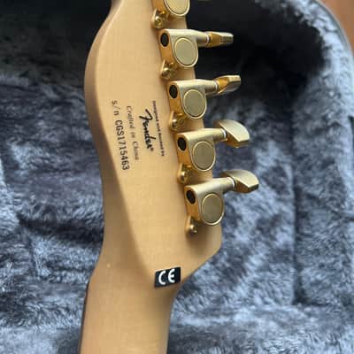 VIDEO! Squier John 5 Signature J5 Telecaster - (US customers, tax included in shipping cost) Frost Gold with hard case image 6