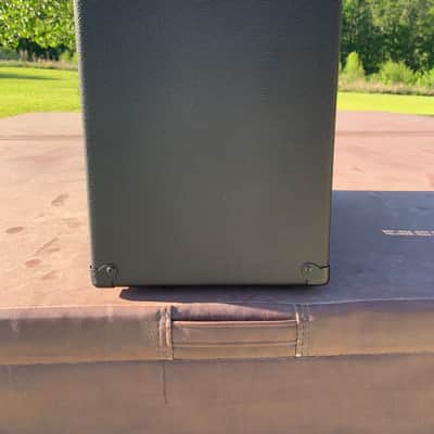 Barefaced Audio Reformer 112 Black 1x12 with Marshall check grill cloth unloaded empty cab image 3