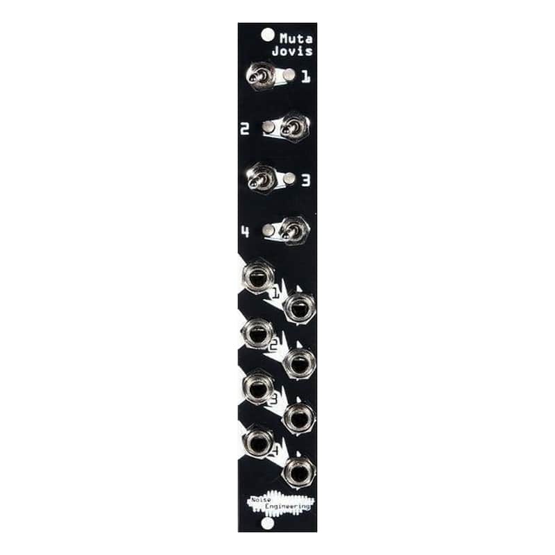 Noise Engineering Muta Jovis Eurorack Quad Mute Module (Black) image 1