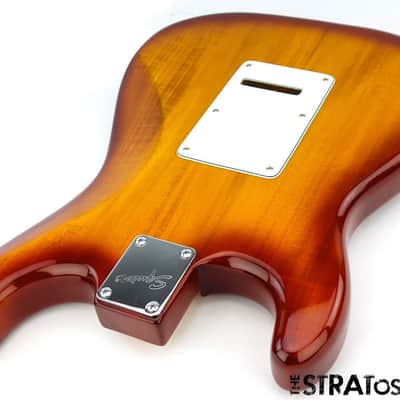 Fender Squier Standard Stratocaster BODY & HARDWARE Strat FMT Flame Top Amber image 4
