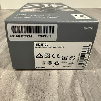 *Unopened* Shure SE215 PRO Wired In-Ear Monitors - 64" - Clear image 3