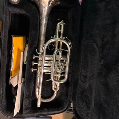 Andreas Eastman ETR420 1980s Student Trumpet - Silver finish image 5
