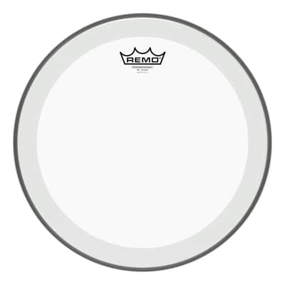 Remo Powerstroke P4 Clear Bass Drumhead 22" w/Impact Patch image 1