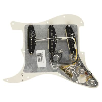 Fender Prewired Stratocaster Pickguard w/ Vintage Noiseless Pickups (Parchment White) image 2