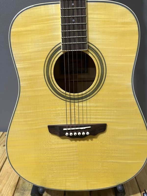 Brownsville natural acoustic Guitar image 1