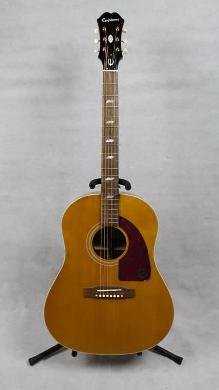 Epiphone Masterbilt Texan Acoustic Guitar, Antique Natural Aged Gloss image 1