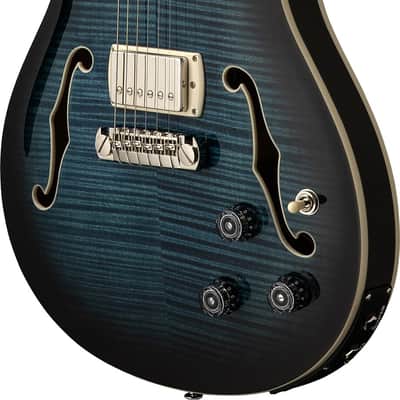 PRS Paul Reed Smith SE Hollowbody II Piezo Electric Guitar, Peacock Blue image 3