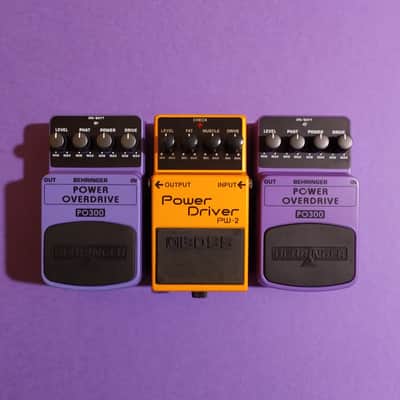 Behringer PO300 Power Overdrive V1 2011 (Boss PW-2 Power Driver clone) w/box & manual image 9
