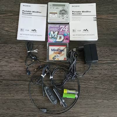 Sony MZ-R700 Rare Vintage MiniDisc Recorder Tested LP2 LP4 Portable Warranty image 3
