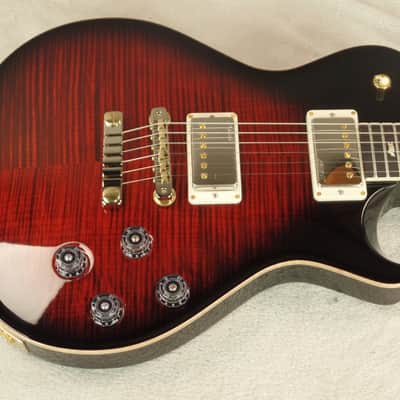 2017 Paul Reed Smith McCarty Singlecut 594 Figured 10 Top - Fire Red Burst image 1