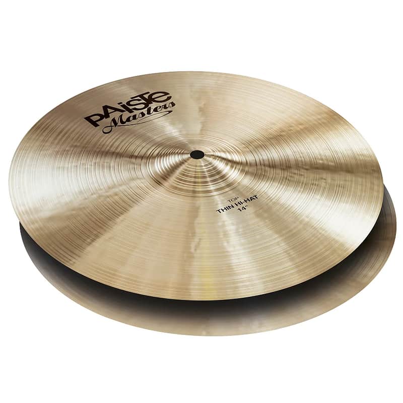 Paiste 14" Masters Series Thin Hi-Hat Cymbals (Pair) image 1