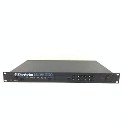 Oberheim Matrix 1000 Rackmount 6-Voice Synthesizer 1987 - Black TGHM