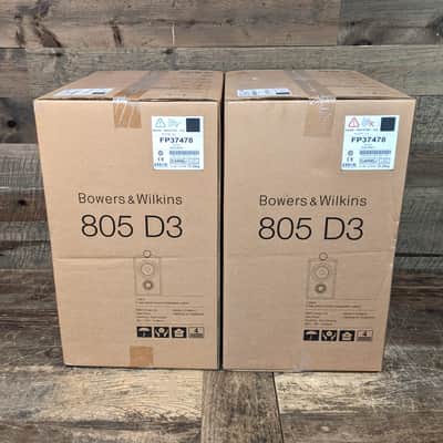 Bowers & Wilkins B&W 805 D3 Bookshelf Speakers (Pair) In Gloss Black Mint with boxes image 17