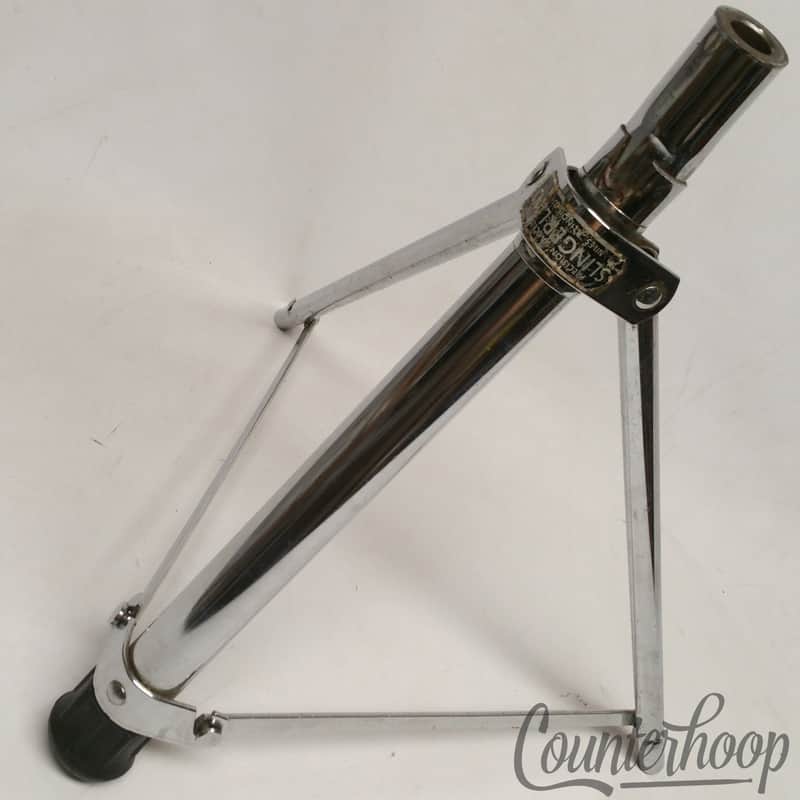 *Slingerland Drum Throne Vintage 70s Niles Tube Legs Chrome USA Tripod Base Part image 1