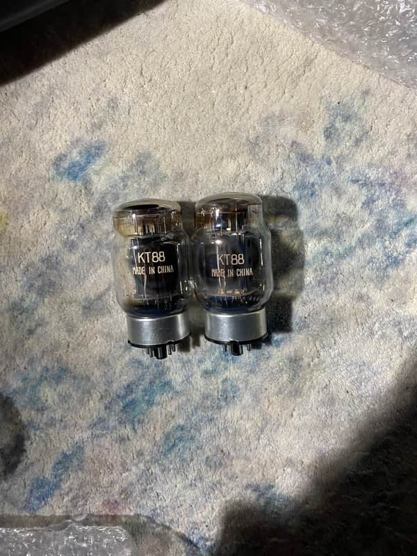 Chinese KT88 China KT-88 Matched TESTED Pair Duet Replacement Tubes image 1