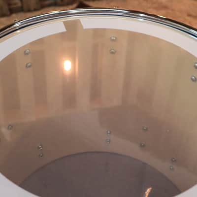 DW Performance Blue Sparkle Drum Set - 18x22,9x13,14x16 image 9