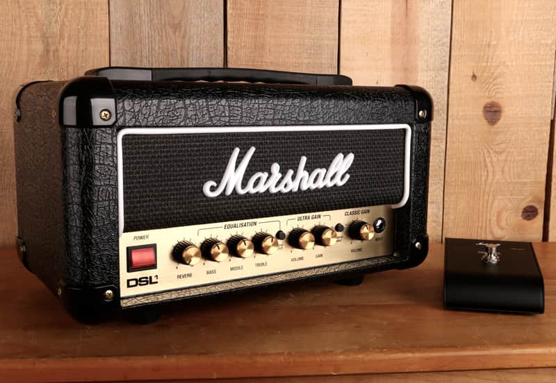 Marshall DSL1HR 2-Channel 1-Watt Guitar Amp Head 2018 - Present - Black image 1