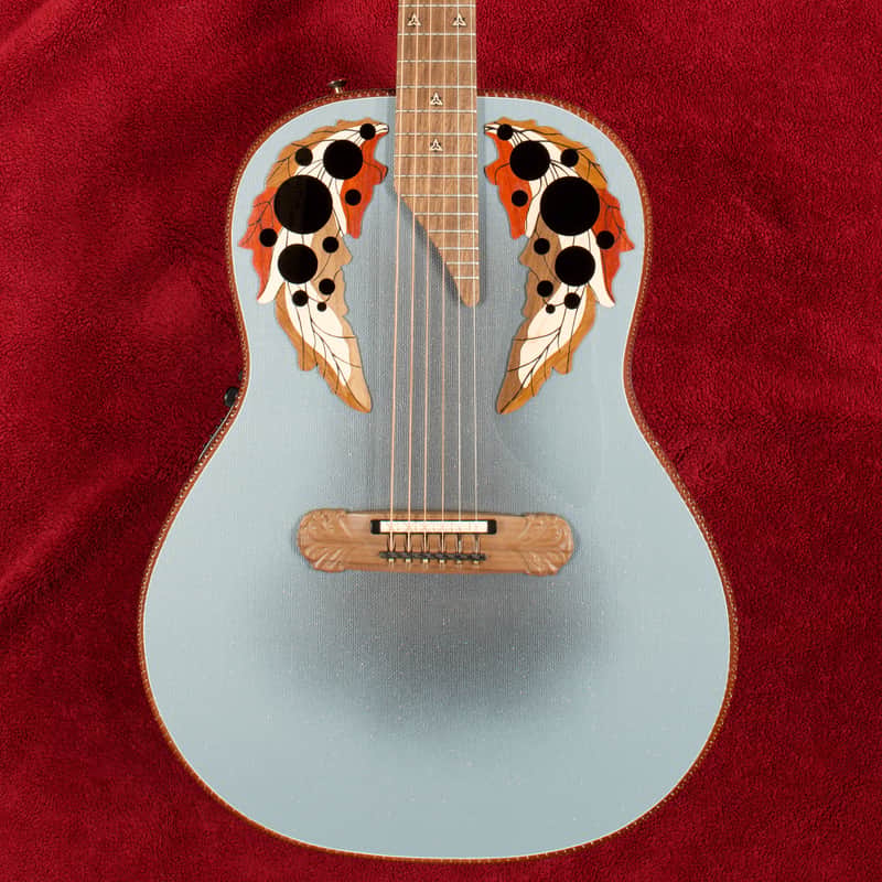 Ovation Adamas 1687GT-8 Deep Bowl Reverse Blue Burst image 1