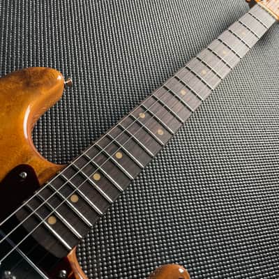 Fender Custom Shop Artisan Dual P90 Koa Strat, NOS, Rosewood Fingerboard- Aged Natural image 10