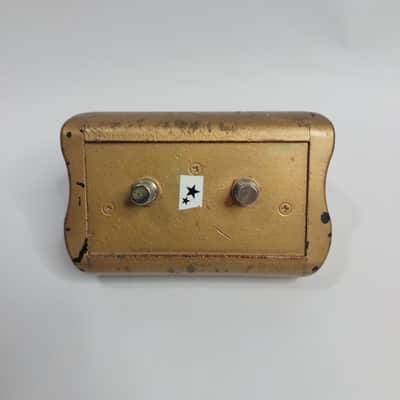 Gold Painted Fender 2-Button Footswitch with 1/4" Jack image 2