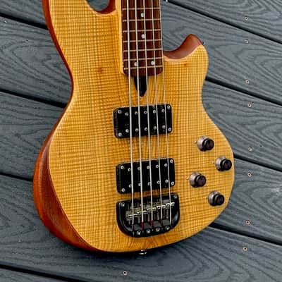 Wal Mk. II 5 string Bass 1990 stunning figured Olive Ash 1 of a kind & ready for your collection ! image 3