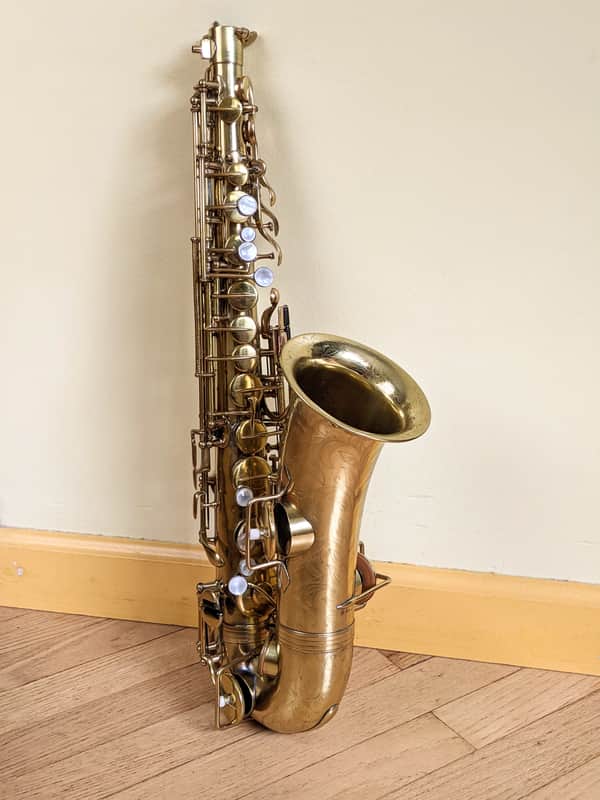 Buffet Crampon Evette Schaeffer Alto Saxophone 18 & 20 Paris France 1913 Extra Engraving image 1