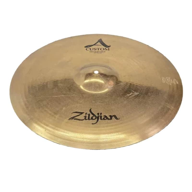 Used Zildjian A Custom Medium Ride Cymbal 20" - Good image 1
