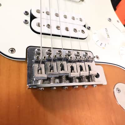 2013 Fender Stratocaster MIM Maple Sunburst Guitar HSS image 21