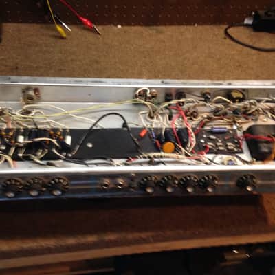 Vintage 1977 Fender Bassman 100 CFA7100 Bass Guitar Chassis Head Project Fender Bassman 1977 image 4