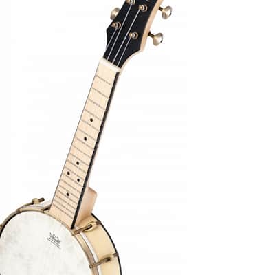 Ortega OUBJE90-MA-L Banjolele Series Maple Body & Neck 4-String Concert Banjolele w/Gig Bag & Pickup For Left Hand Player image 8