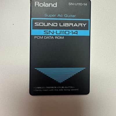Roland SN-U110-14 SUPER AC GUITARS ROM CARD *RARE*