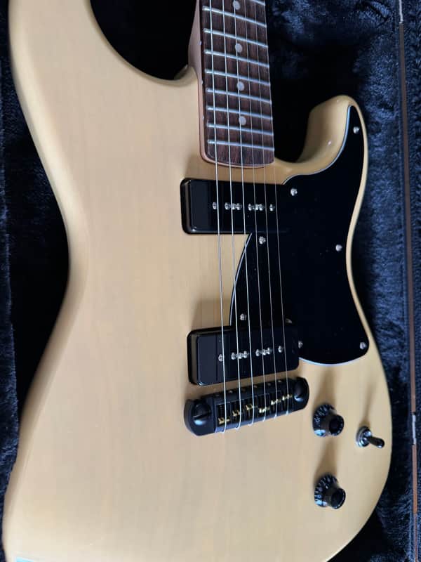 Squier Paranormal Strat-O-Sonic w/Upgrades - Vintage Blonde image 1