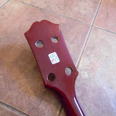 Epiphone by Gibson EB-0 Electric Bass Guitar Neck. Cherry. Project. Free Shipping. image 4