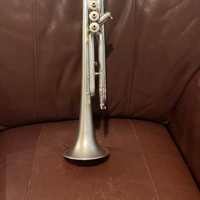 Reynolds Regent (Ohio Band Instruments) (1940s) Bb Trumpet SN 13498 (silver) (rare) image 13