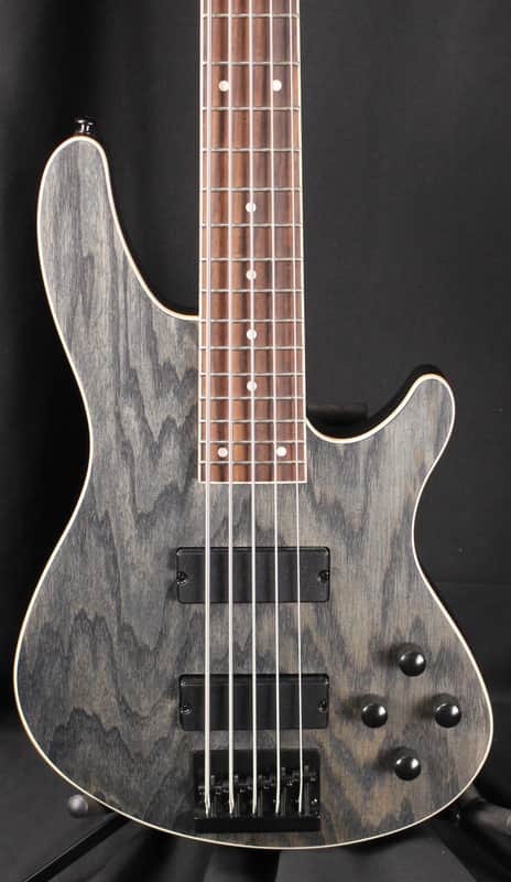Schecter C-5 Standard 5 String Electric Bass Charcoal Satin image 1