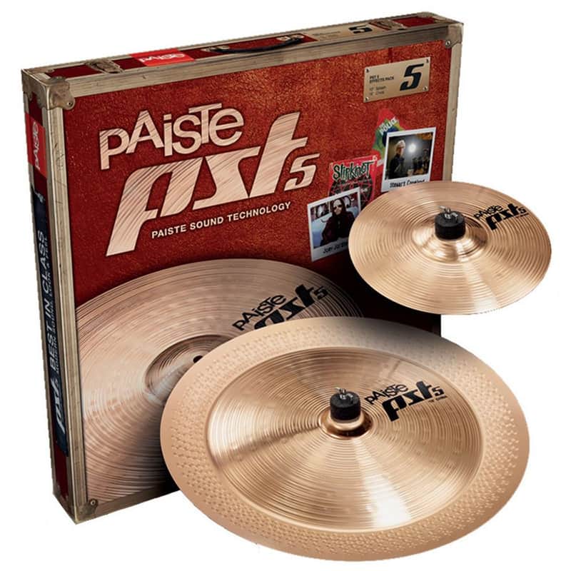 Paiste PST 5 Effects Pack 10 / 18" Cymbal Set image 1