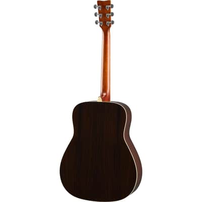 Yamaha FG830 Dreadnought Natural Acoustic Guitar image 2