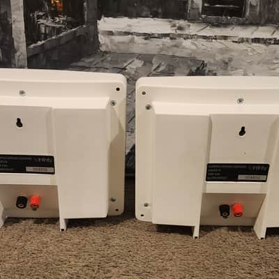 Infinity Infinity Quadrapole QPS-1W Surround Speakers 1989 - White plastic image 4