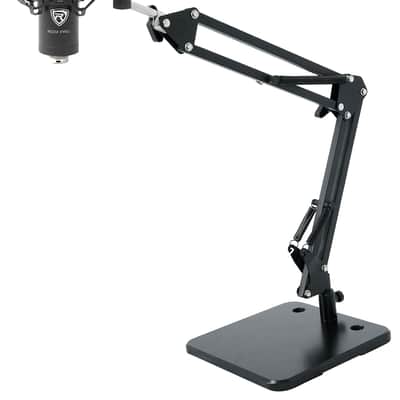 Rockville RCM PRO Recording Condenser Microphone+Desktop Boom Arm Mic Stand image 1