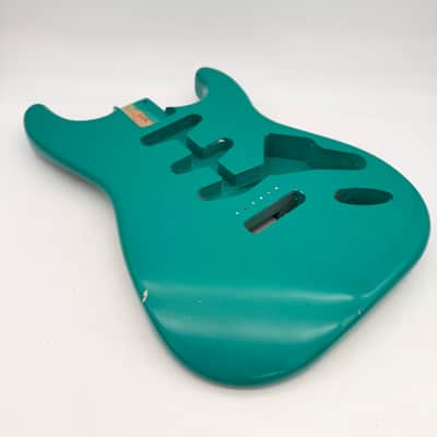 MJT Stratocaster Body Alder Relic Nitro USA Sherwood Green mjt5523 image 3
